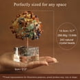 thumbnail image 2 of Magicmiracles Amethyst Crystal Tree of Life Handmade Home Office Decor Bonsai Tree Purple Spiritual Healing Crytal Tree Anxiety Relief Meditation Gift for Mom Sister, 2 of 10