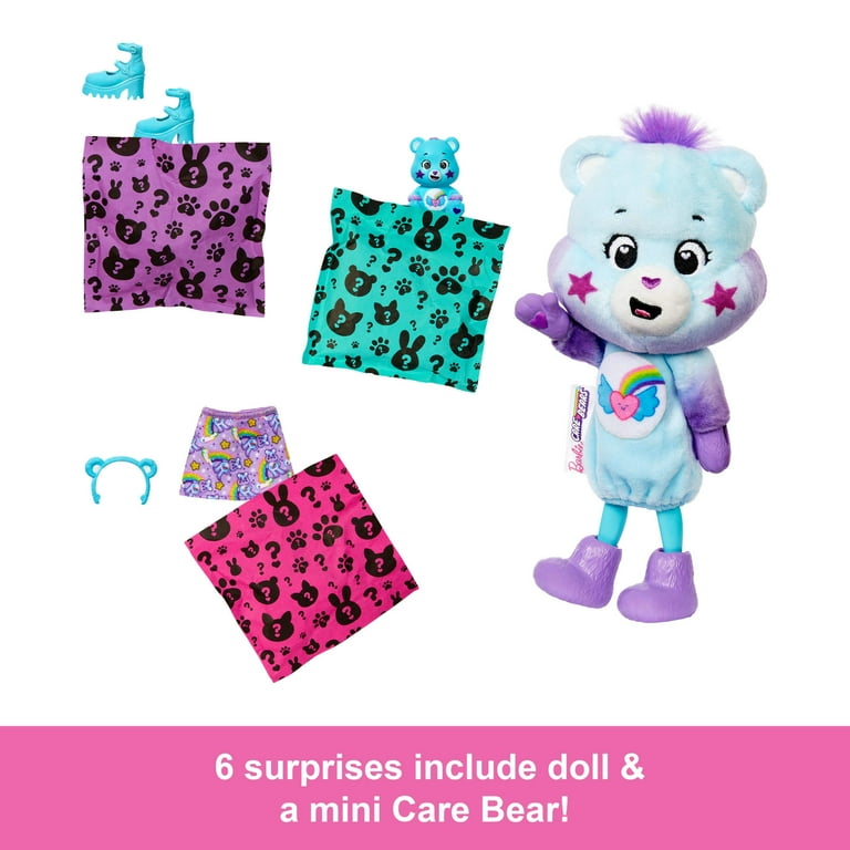 Barbie Cutie Reveal Care Bears Chelsea Small Dolls & Accessories