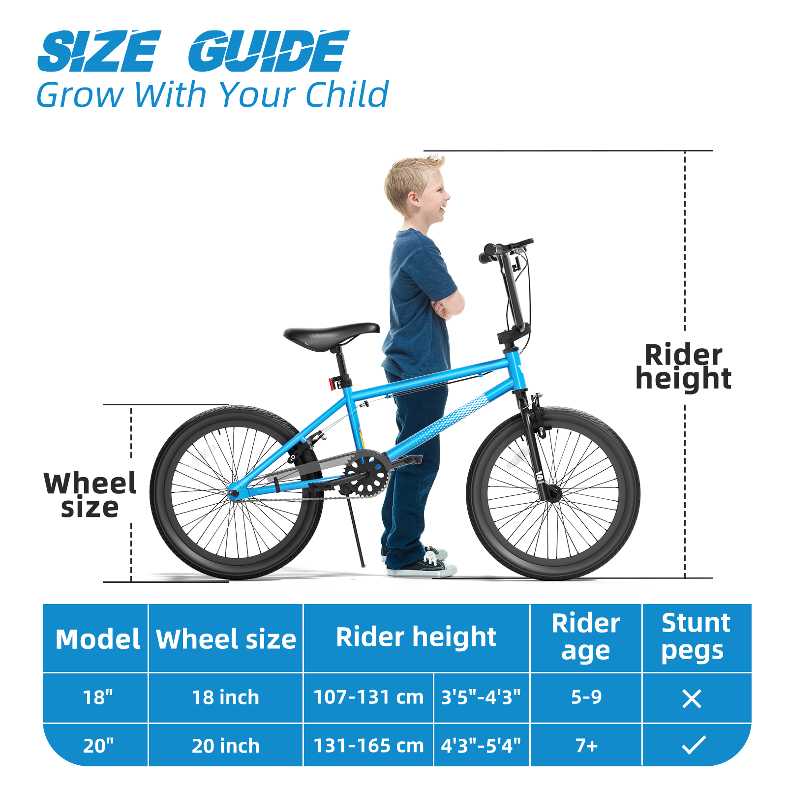 XJD 18 Inch BMX Bike For Boys 7-11 Years Freestyle photo 8