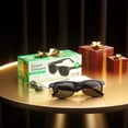 thumbnail image 3 of Smart Audio Glasses Large frame Plus Size with Polarized HD Lenses, Touch Control Open-Ear Speakers for Music & Calls, 10H Play Time Water Resistance for Outdoor Activities, Idea Gift, 3 of 9