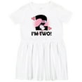 thumbnail image 3 of Inktastic 2nd Birthday 2 Year Old Girl Unicorn Girls Toddler Dress, 3 of 5