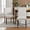 Beige, variant on TacleeKii Dining Chairs Set of 2, Linen Kitchen Side Chairs with Wooden Legs, for Dining Room Restaurant, Dark Gray