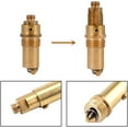 thumbnail image 3 of Glaciersei 6Pcs Basin Waste Pop Up Click Clack Plug Bolts - Brass Replacement, 3 of 5