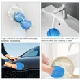 thumbnail image 2 of Tampons Applicateurs de Cire en Microfibre avec Poche pour Doigt Ultra, Conception Lavable, 5 Po, Bleu, Lot de 10, 2 of 4