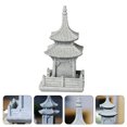 thumbnail image 3 of Shisuyan Pavilion Statue Grey Sandstone 1Set 2.2x2.2x4.5in, 3 of 8