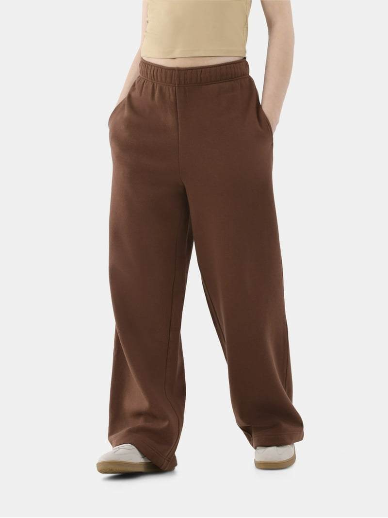 【BAON】[unisex] Holf banding fleece string wide pants BP. Wide Leg Fleece Pants | Nordstrom