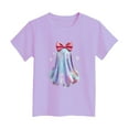 thumbnail image 5 of CAUYDY Toddler Boys Girls Halloween T-Shirt Kid Ghost Pumpkin Graphic Short Sleeve Shirts Skeleton Graphic Clothes Tee Tops(Purple,10-11 Y), 5 of 5
