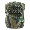 3oaks adjustable camouflage fishing hats (born to fish)