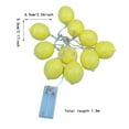 thumbnail image 3 of Led Battery Lights String Room Decoration Lights Lemon Decorative Lights Simulation Lemon String Lights Fruit Lights 10 Lights,1Pc Light String Clearance, 3 of 7