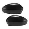 thumbnail image 1 of Par de tapas de reemplazo para espejo retrovisor de coche en fibra de carbono negra para Fiat 500 2007-2023, 1 of 6