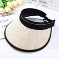 thumbnail image 4 of SHINYPASING Men Hat Sun Visor Hat Wide Brim Linen Multi 1 Set for Beach, 4 of 6