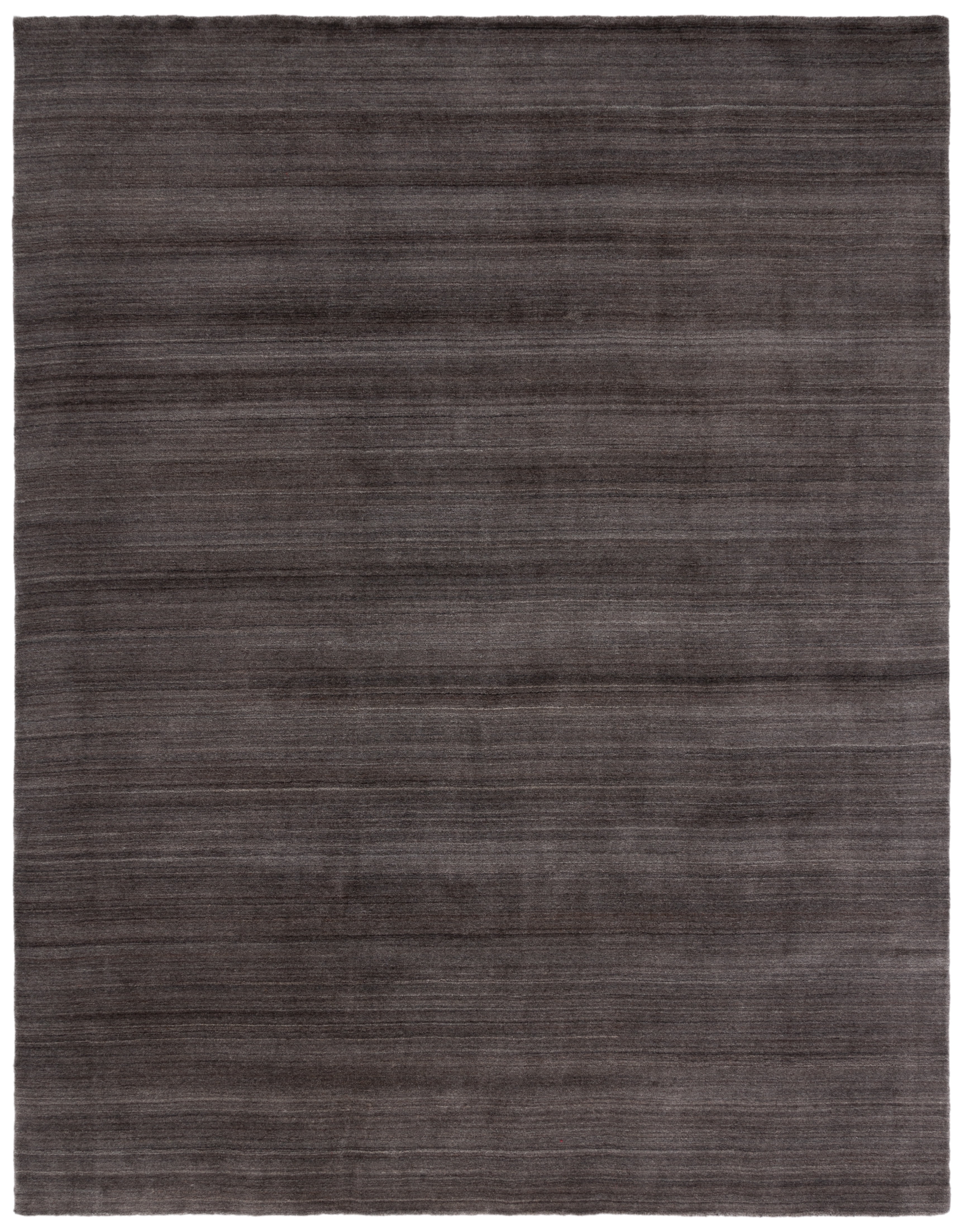 SAFAVIEH Himalaya Vince Overdyed Striped Wool Area Rug, Charcoal, 9' x 12'