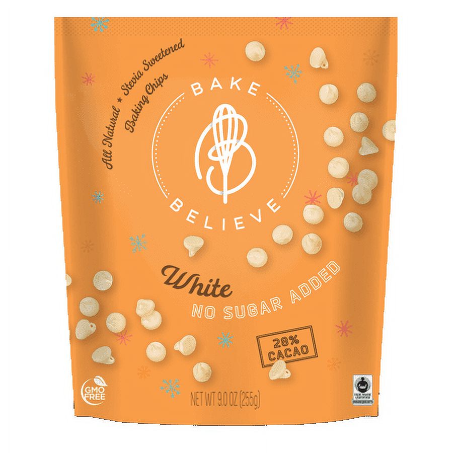 Bake Believe ,Keto-Friendly, White Baking Chips, 9 oz