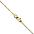 thumbnail image 3 of Primal Gold 14 Karat Yellow Gold 0.8mm Diamond-cut Parisian Wheat Chain Necklace, 3 of 4