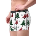 thumbnail image 4 of Balery Buffalo Plaid Christmas Trees Men's Boxer Briefs, Soft and Breathable Cotton Underwear with nylon Waistband-XX-Large, 4 of 9