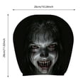 thumbnail image 2 of Scary Face Car Headrest Cover â Universal Elastic Seat Protector with Glowing Eyes â Halloween Auto Interior Decor for Vehicle Truck, 2 of 3