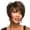 Brown, variant on Short Pixie Style Wig for Women, Layered Synthetic Hair Wig Natural Looking Short Wigs for Daily Wear(Brown,One Size)
