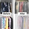 thumbnail image 1 of 6 x Garment Bag Suit Storage Cover Dress Clothes Coat Dustproof Protector Travel, 1 of 8