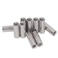 thumbnail image 3 of Tuerca de conector redonda, 10 piezas Tuerca de acoplamiento Tuerca de acoplamiento redonda Tuerca de acoplamiento de acero inoxidable de alta capacidad, 3 of 8