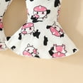 thumbnail image 6 of MEZZALL Baby Girl Cow Print Long Sleeve Outfit Cow Clothes for Girls Baby Bell Bottom Outfit, 6 of 6