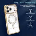 thumbnail image 4 of Entronix [Magnetic] Case Compatible with iPhone 17 Pro - [Clear Back] Luxury Diamonds, 4 of 5