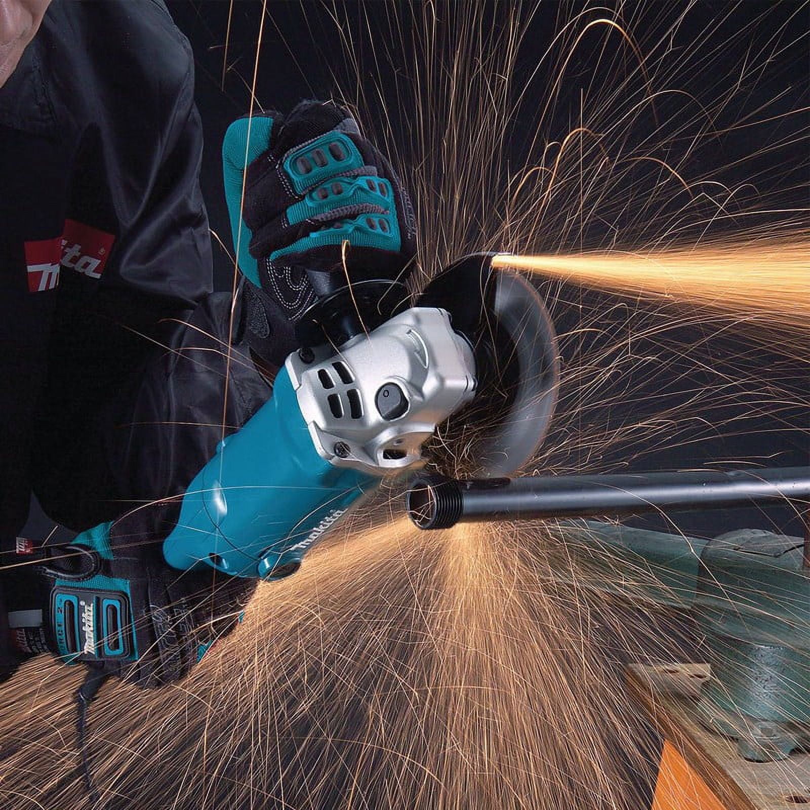 Makita GA5020Y 5 in. Trigger Switch 10.5 Amp Angle Grinder with SJS