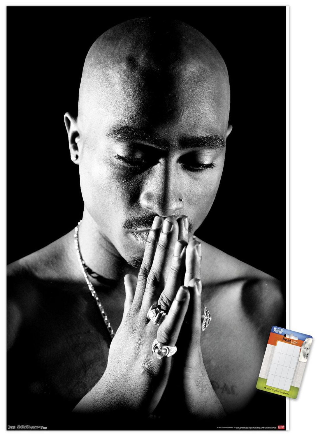 Tupac - Praying Wall Poster