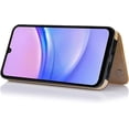thumbnail image 6 of Phone Case for Samsung Galaxy A15 5G/4G with Tempered Glass Screen Protector Card Holder Wallet Cover Stand Flip Leather Cell Accessories Glaxay A 15 15A SM A156B A155F Cases Women Men Golden, 6 of 7