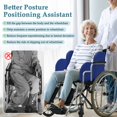 thumbnail image 6 of Lateral Support Cushion for Wheelchair, Elderly Chair Positioning Aid, L-Shape Padded Support for Preventing Leaning, Patient Body Support (1 Pair), 6 of 6
