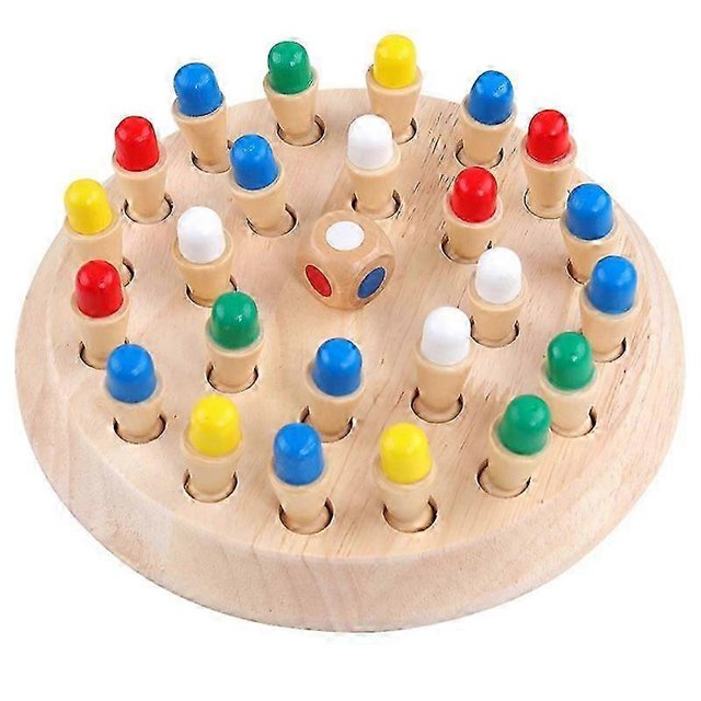 Wooden Memory Game for Kids and Adults