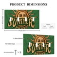 thumbnail image 3 of Summer Switch Cover Decorative Wall Plate / 4-Gang 4-Toggle / Standard Size 4.5x8 in, 3 of 5