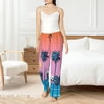 thumbnail image 6 of Lsque Beach with Palm Trees Print Women's Pajama Pants, Lounge Pant - Comfortable Home Wear,Elastic Waistband, Stylish Design-Small, 6 of 9