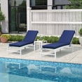 thumbnail image 2 of Crestlive Products Chaise Lounge Cushion, Outdoor Cushion for Patio Furniture,Dark Blue, 2 of 7
