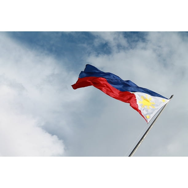 Flag Bandila Banner Philippine Flag Philippines 20 Inch By 30 Inch Laminated Poster With Bright Colors And Vivid Imagery Fits Perfectly In Many Attractive Frames Walmart Com Walmart Com