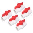 thumbnail image 4 of Screw Ball Valve Switch, Water Supply Ball Valve Quick Connect 5Pcs High Strength Reduce Leak  With T Handle For Pipe 20mm ID, 4 of 8
