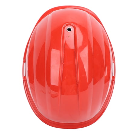 Rupoun Red Ventilated Hard Hat with Dual Fans Digital Display Rainproof Safety Helmet with Headlight High-Capacity 7000mAh Battery for Construction Transportation Industrial Protection 1 Count