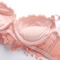 thumbnail image 4 of Wisremt Women Large Size Gather Bra Breathable Sexy Lace Solid Colos Bras, 4 of 5