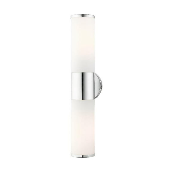 2 Light Ada Bathroom Light in Nautical Style-18.5 inches Tall and 4.25 inches Wide-Polished Chrome Finish Bailey Street Home 218-Bel-4363093