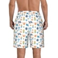 thumbnail image 3 of Naloa Undersea Animals Men's Beach Shorts, Surfing shorts, Swim trunks, Quick Dry Swim Trunks for Surfing Beach Fun - 3X-Large, 3 of 9
