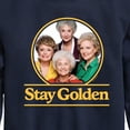 thumbnail image 3 of Golden Girls - Stay Golden Group - Toddler And Youth Crewneck Fleece Sweatshirt, 3 of 5