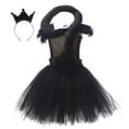thumbnail image 4 of 2025 Girls Essentials Dresses ElegantRole Play Ballet Permance Tutu Formal Party Dress Size 8-9 Years, 4 of 9