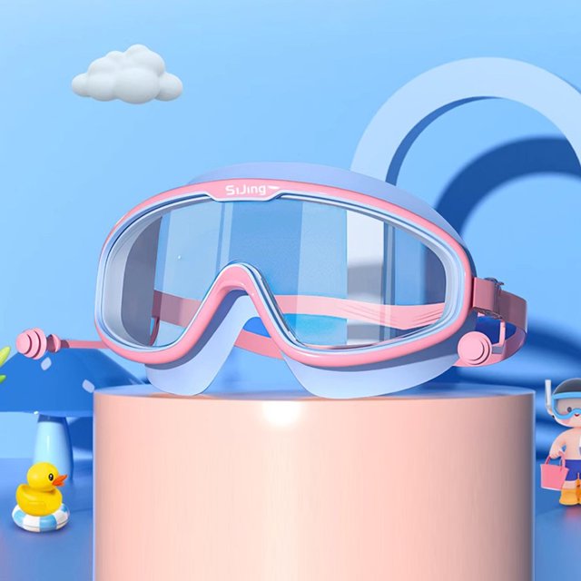 Gafas de natación profesionales antiniebla, gafas deportivas de natación de silicona para niños y niñas