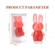 thumbnail image 3 of 6 Colors Rabbit Lip Gloss Hydrating Lip Glaze Moisturizing Liquid Lipstick Easy to Apply Makeup Supplies for Woman Girls, 3 of 4