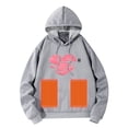 thumbnail image 5 of WILLBEST Sudaderas Navideñas Otoño e Invierno Sudadera con Capucha Caliente para Hombres y Mujeres Parejas Carga Usb Ropa Caliente Día De San Valentín Cálido Grande, 5 of 5