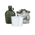 thumbnail image 1 of 1 Ensemble Durable Portable Pratique Cantine Bouteille Randonnée Cantine Militaire pour Survie Randonnée Chasse Extérieur, 1 of 6