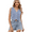 Blue, variant on LYMAYTER Women Denim Vest Sleeveless V neck Button Down Casual for Jean Waistcoat Vest Tops S-XL