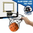 thumbnail image 4 of Juego de baloncesto HYES para 2 jugadores con doble tiro sobre puerta con marcador, 4 of 8