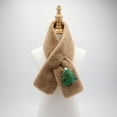 thumbnail image 2 of Meresysid Boys And Girls' Scarves For Christmas Cute Thick And Warm Scarves Khaki, 2 of 4