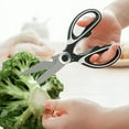 thumbnail image 4 of Kitchen Scissors Stainless Steel Heavy Duty Multifunctional Cooking Shears for Poultry Vegetables Nuts Bottle Shutters, 4 of 12