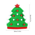 thumbnail image 3 of Festive Christmas Tree Hat for Adults & Kids - Soft Fabric Holiday Party Hat with 3D Design,Lightweight Xmas Decoration for Christmas Day,Santa Party,and Holiday Gatherings, 3 of 6